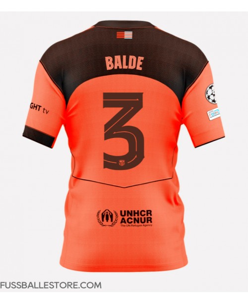 Günstige Barcelona Alejandro Balde #3 3rd trikot 2025-26 Kurzarm Günstige Barcelona Alejandro Balde #3 3rd trikot 2025-26 Kurzarm